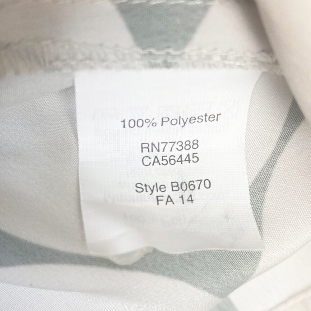 Madewell Circle Dot Pleated Cami Womens Blouse Tan Size 0 - Picture 7 of 13